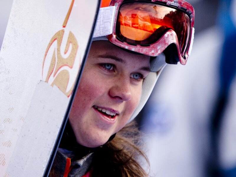Woman with Ski Goggles
