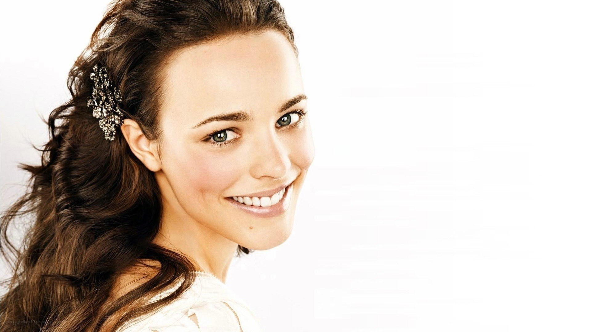 woman with smiling face