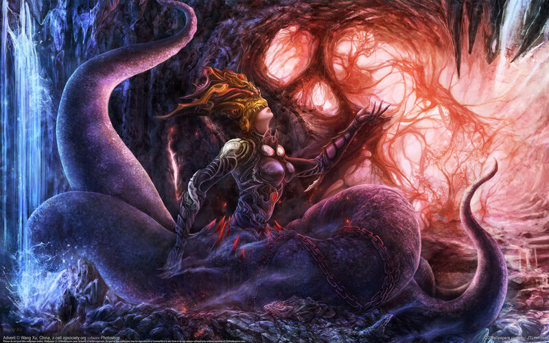 Woman with Snake-like Body
