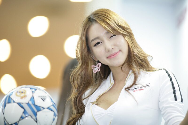 woman with soccer ball