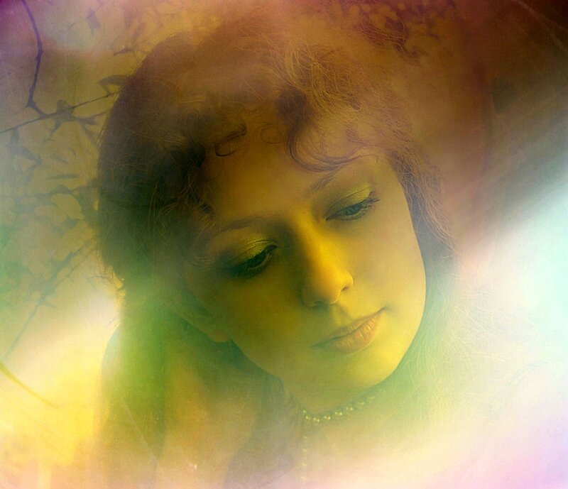woman with soft light