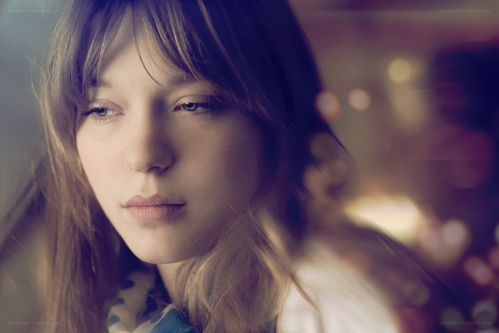 woman with soft lighting