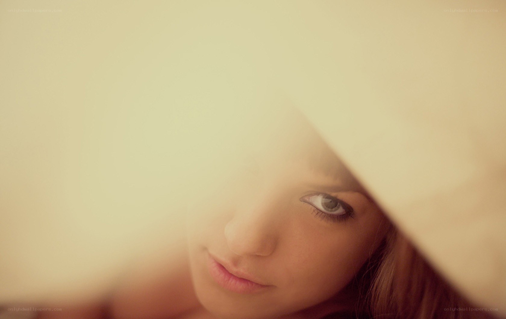 woman with soft lighting