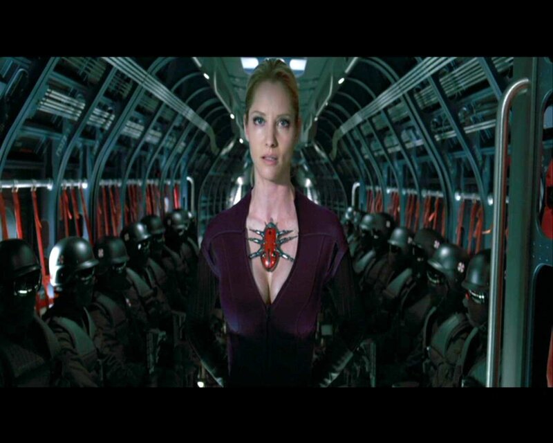 Woman with Spider Device