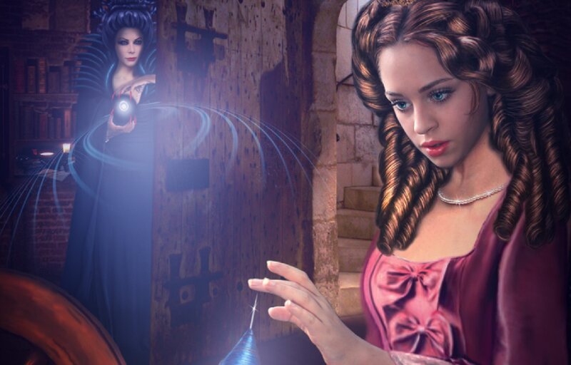 Woman with Spinning Thread