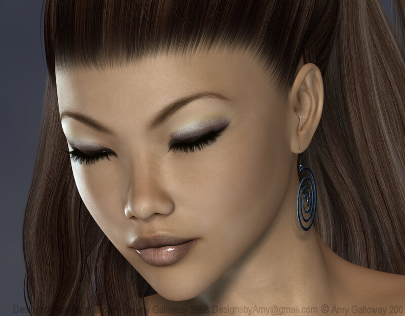 Woman with Spiral Earring