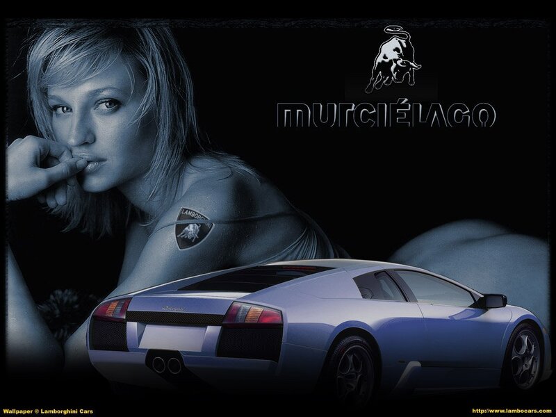 Woman with Sports Car — Black, Dramatic