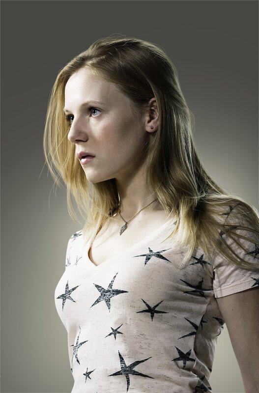Woman with Star Shirt