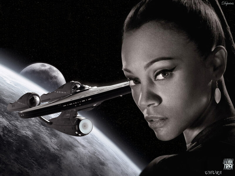 Woman with Starship