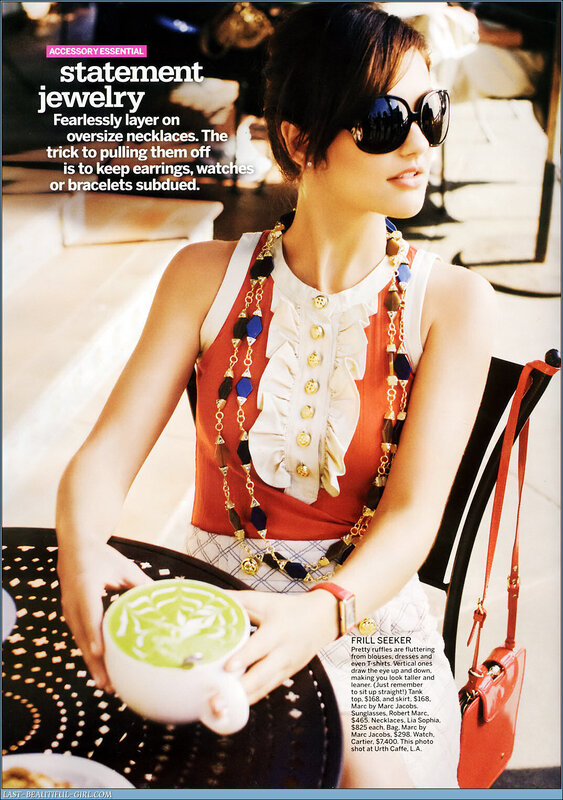 woman with statement jewelry