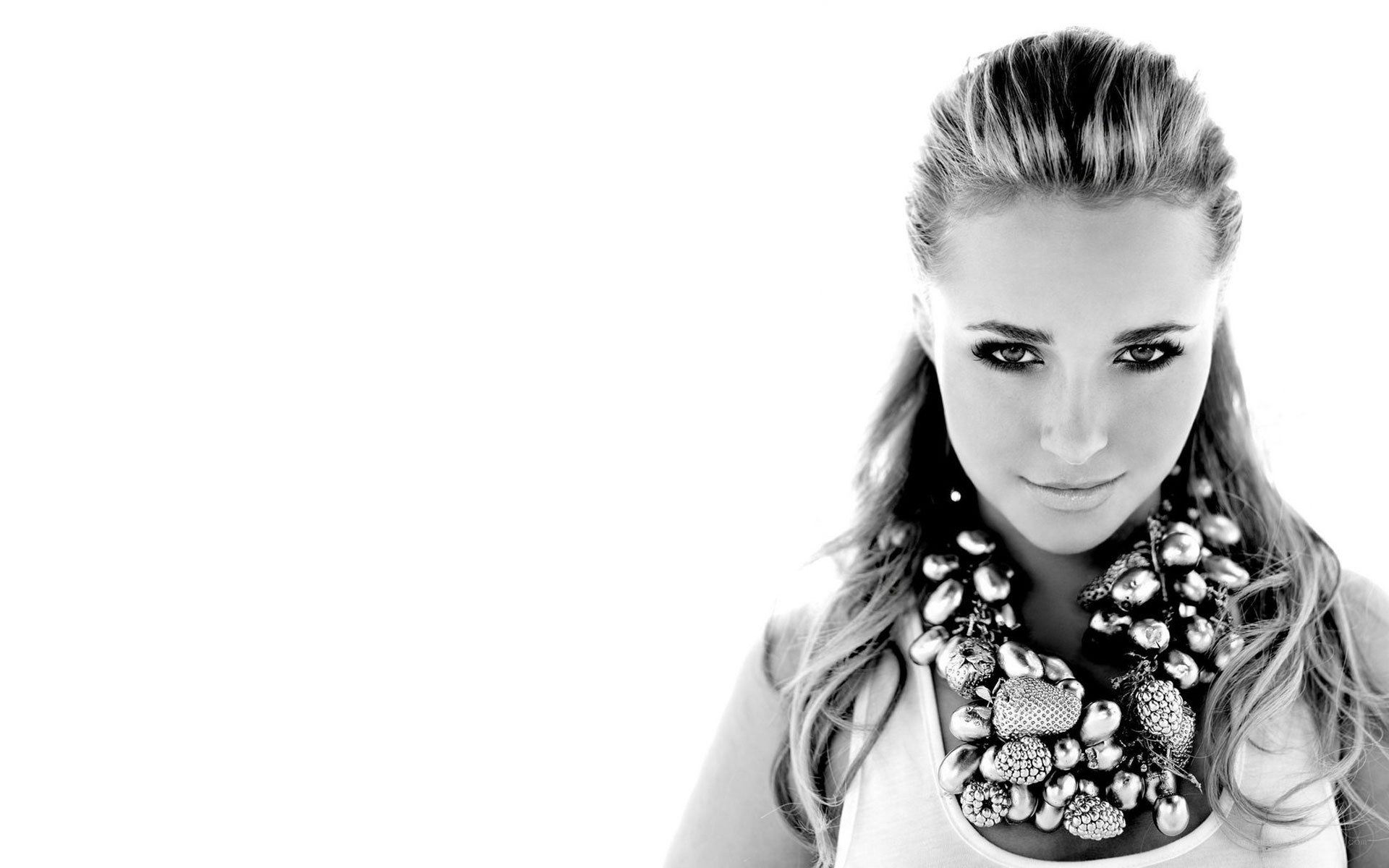 woman with statement necklace