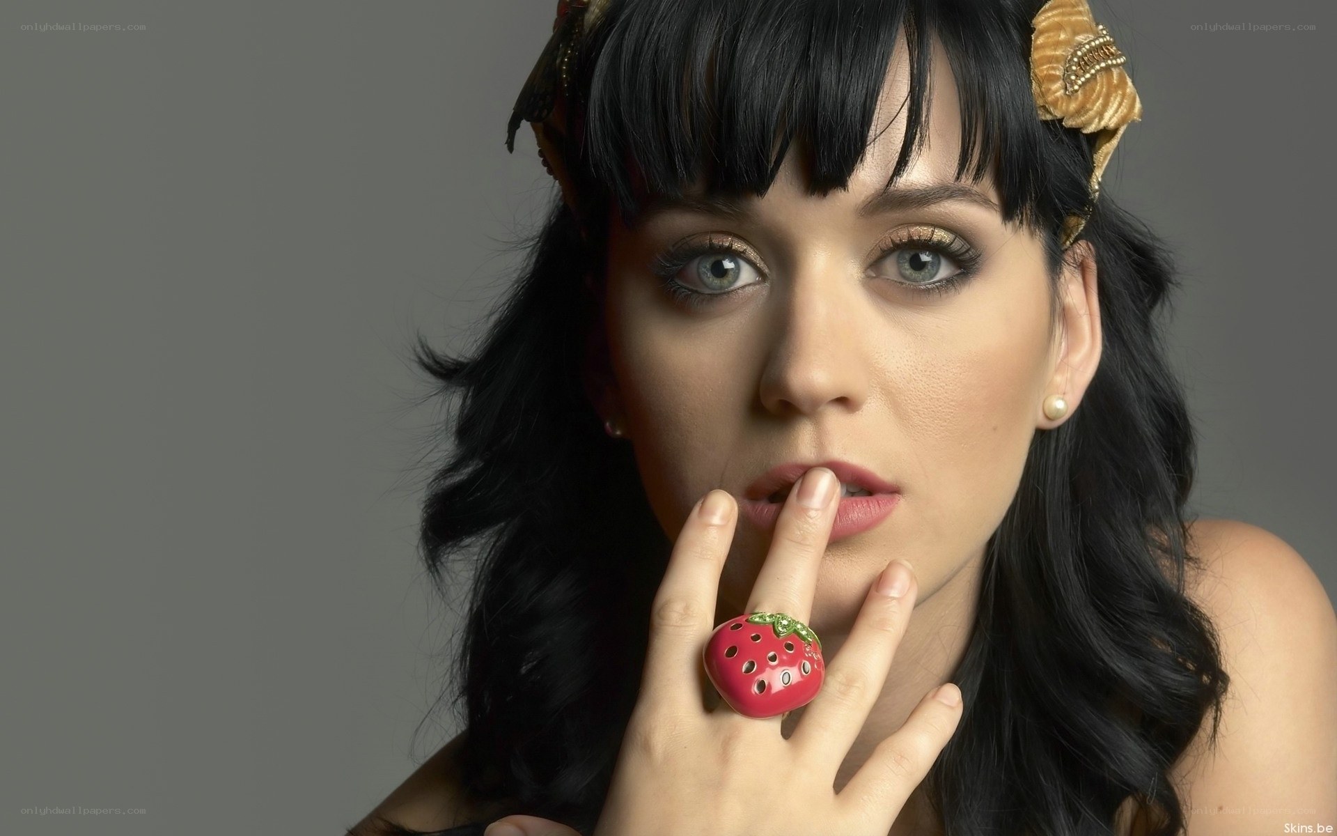 woman with strawberry ring