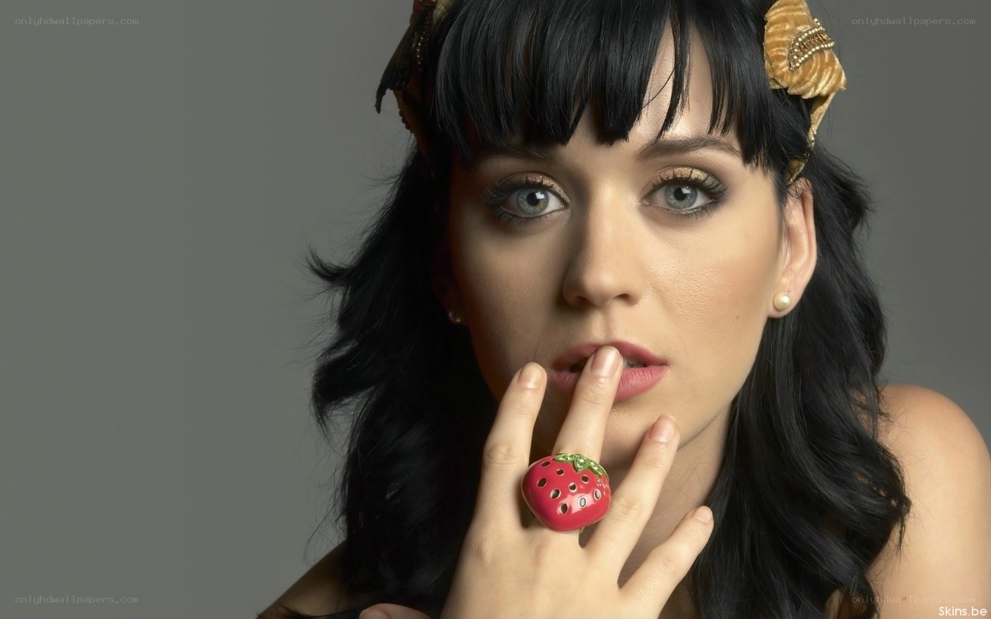 woman with strawberry ring