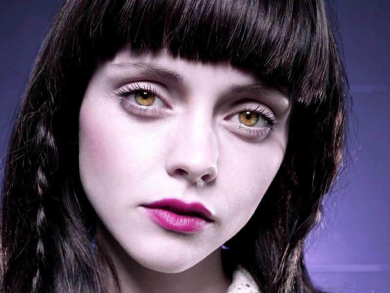 woman with striking eyes