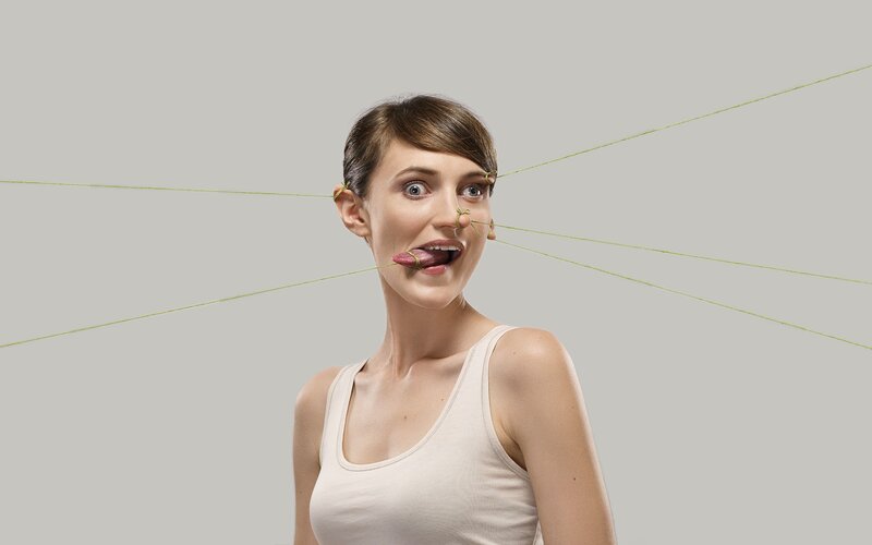 woman with strings attached