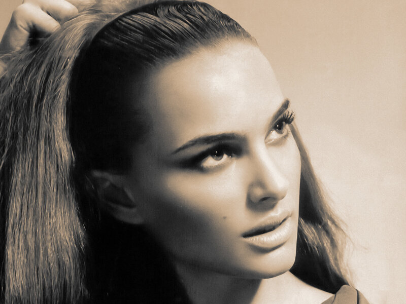 woman with styled hair