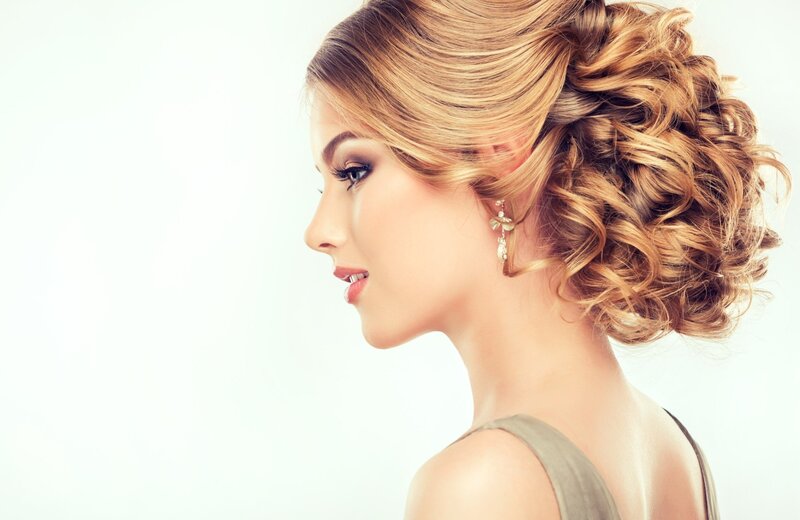 Woman with Styled Hair — Blonde, Elegant