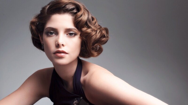 Woman with Styled Hair — Brown, Dramatic, Photograph, Dress