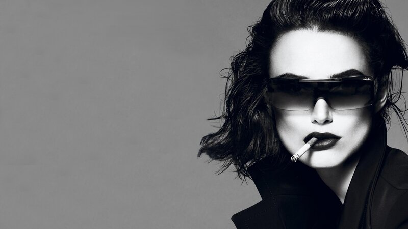 woman with sunglasses and cigarette
