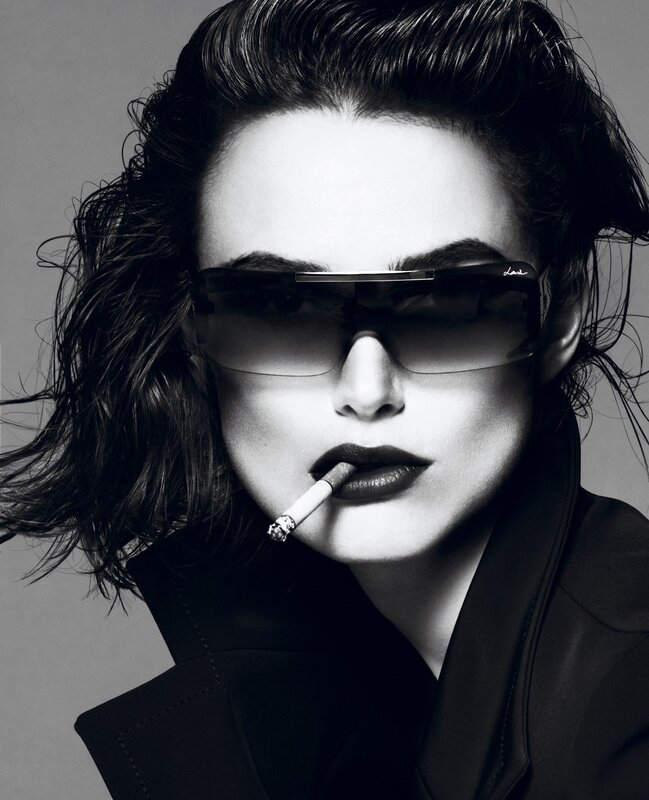 woman with sunglasses and cigarette