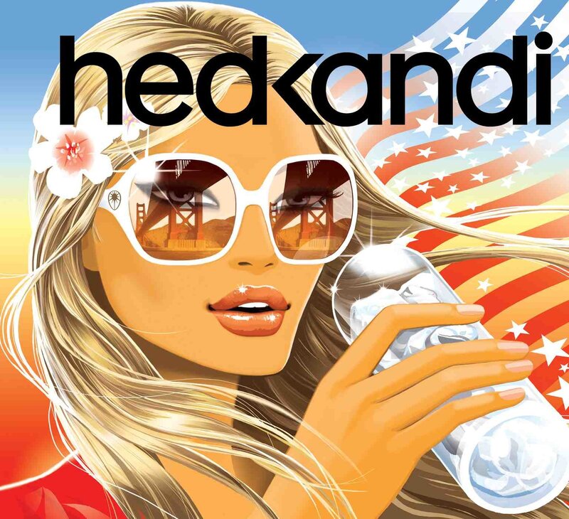 woman with sunglasses and drink