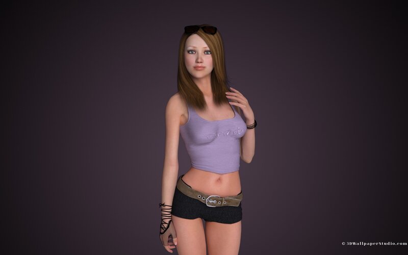 Woman with Sunglasses — Purple, Neutral