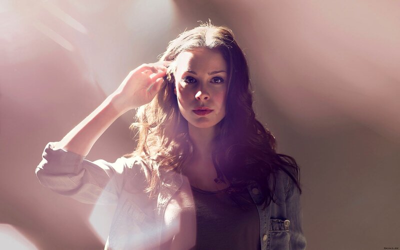 woman with sunlit hair