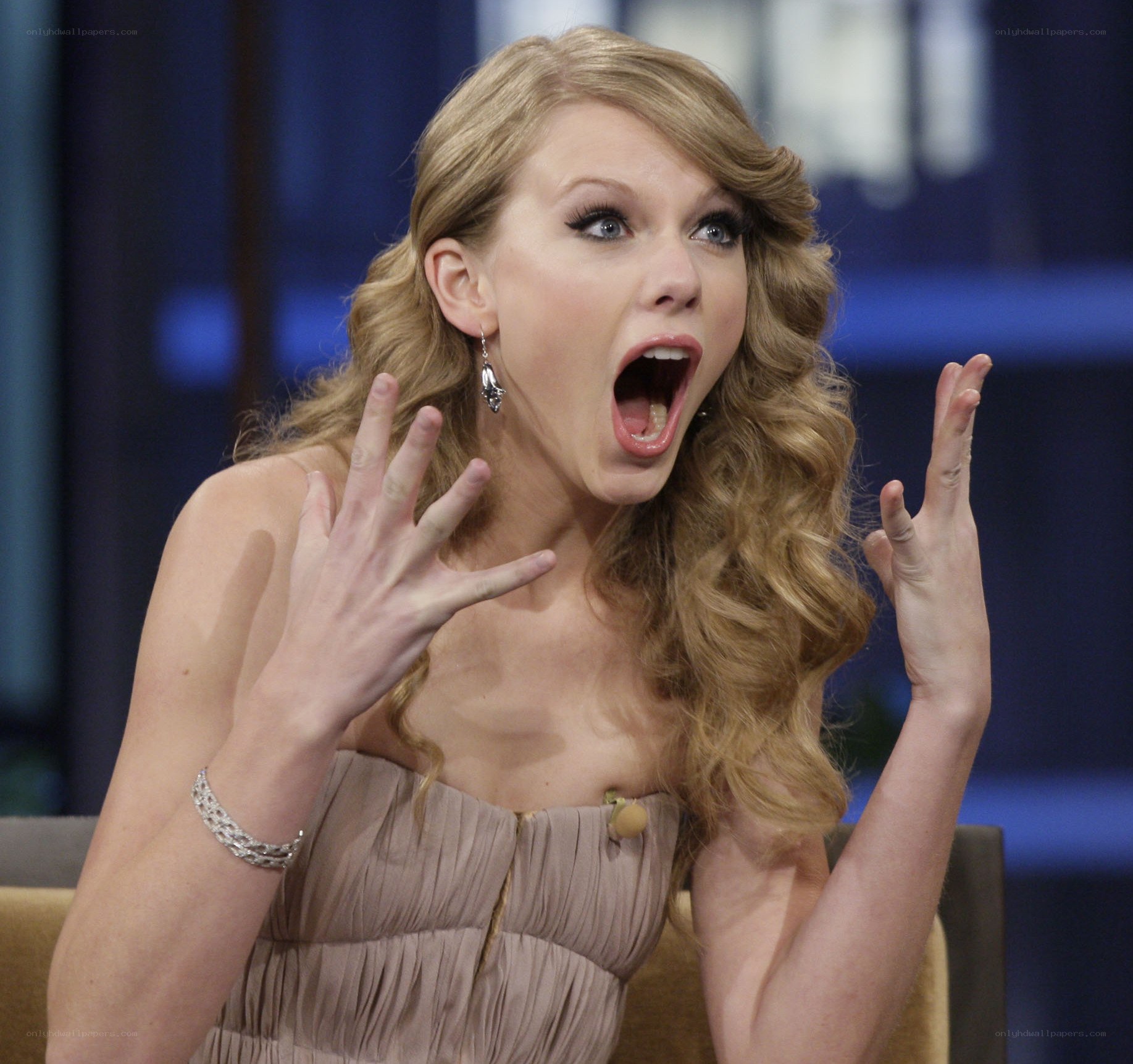 woman with surprised expression
