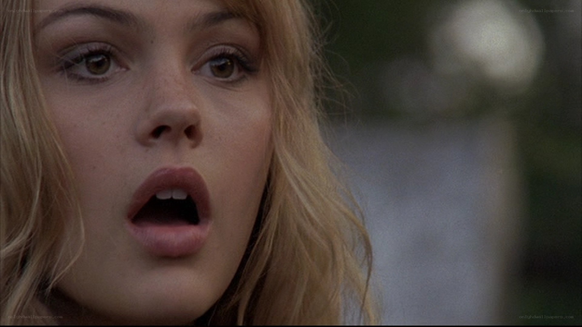 woman with surprised expression