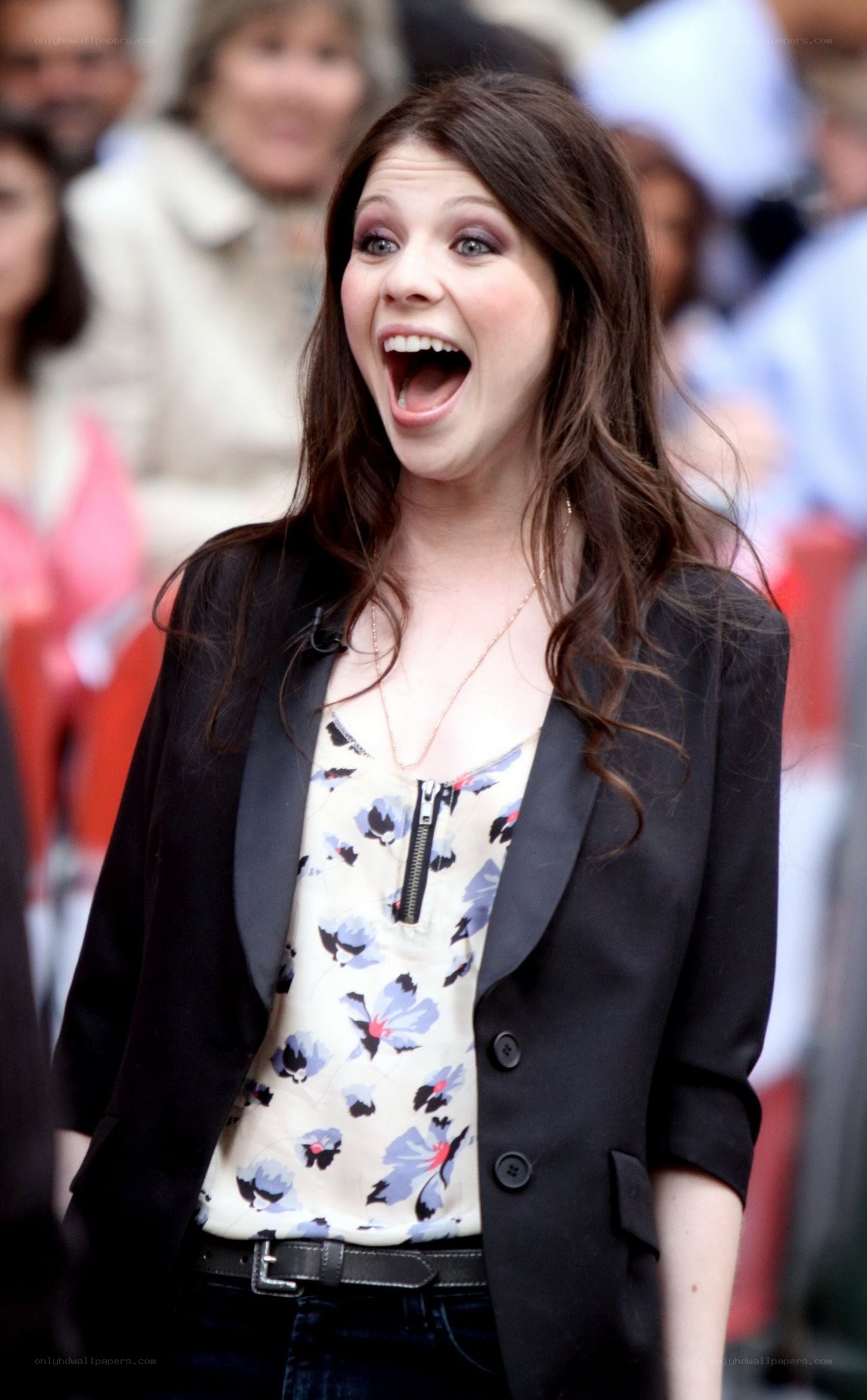 woman with surprised expression