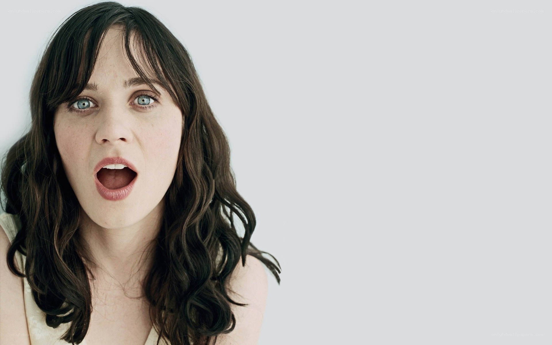 woman with surprised expression