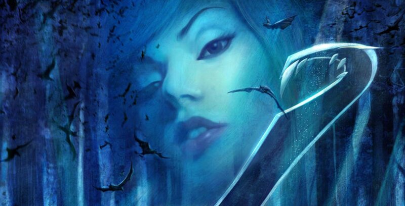 Woman with Sword and Bats