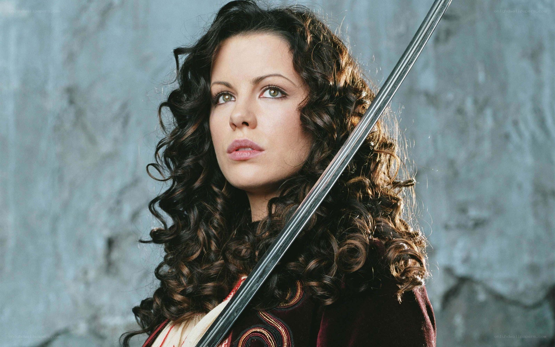 woman with sword in hand