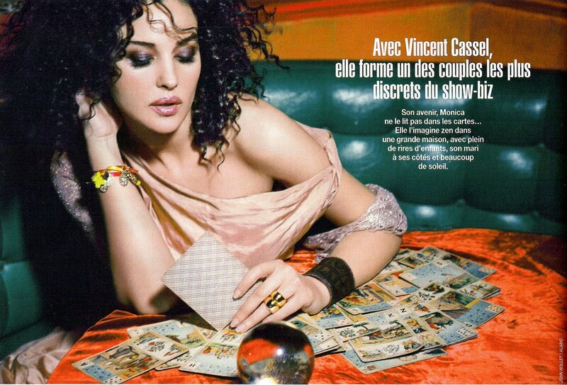 Woman with tarot cards