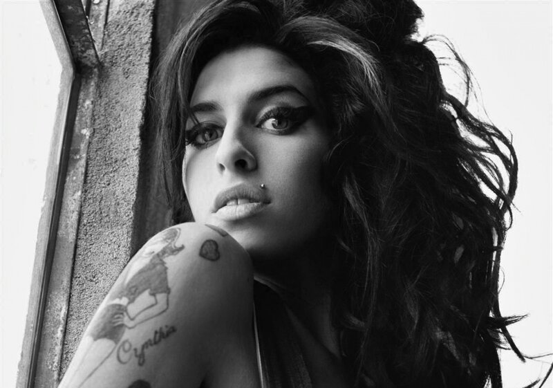 Woman with Tattoos — Black, Dramatic, Photograph, Tattoo