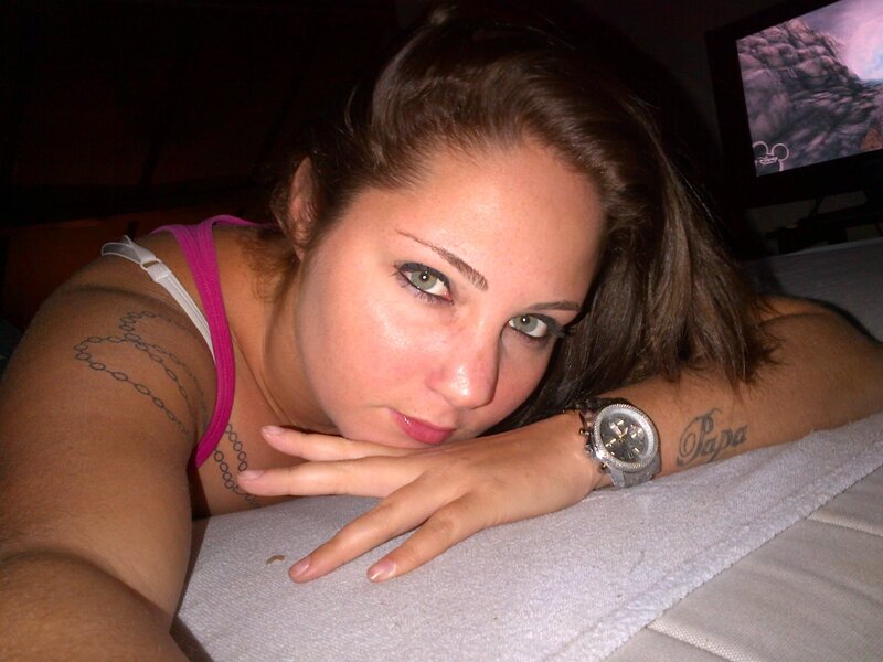 Woman with Tattoos — Brown, Relaxed