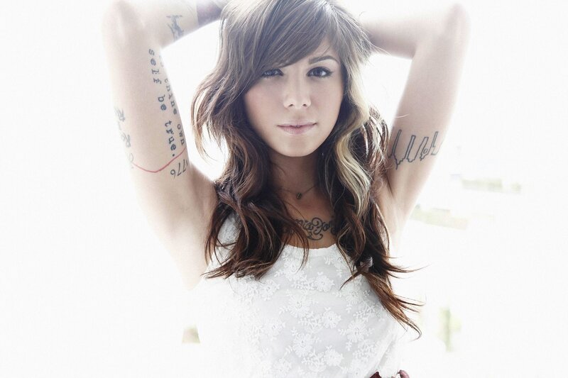 Woman with Tattoos — White, Calm, Photograph, White Dress