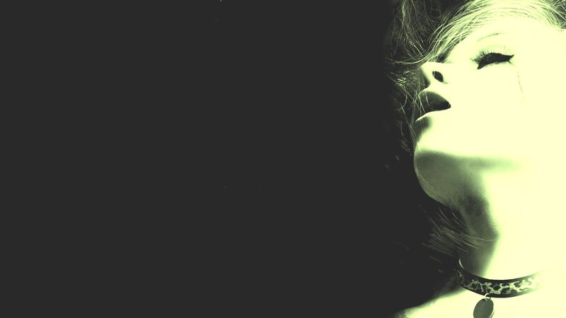 woman with tear on cheek