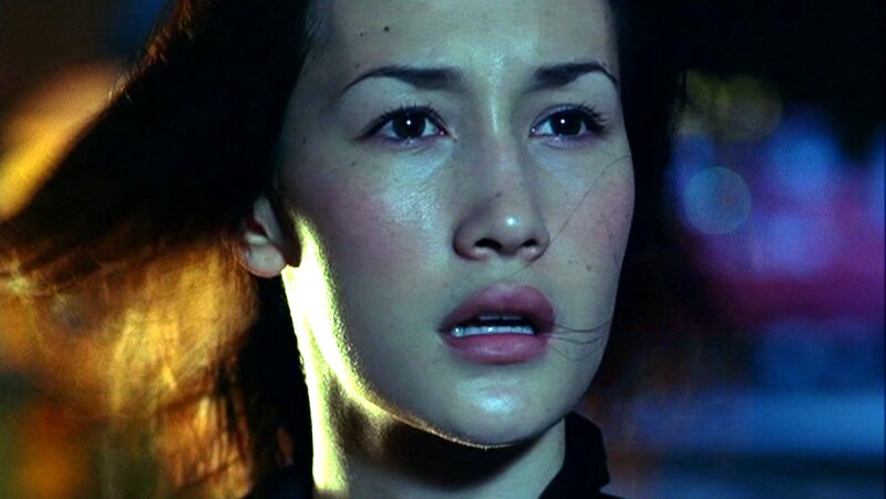 woman with tear-streaked face