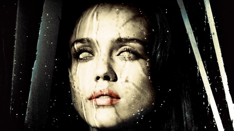 Woman with Tears on Face — Black