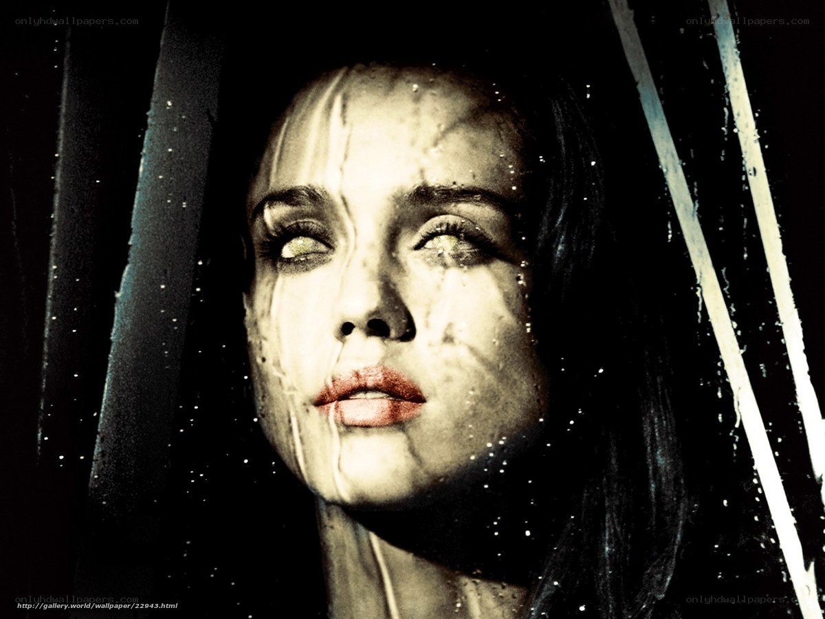 woman with tears on face