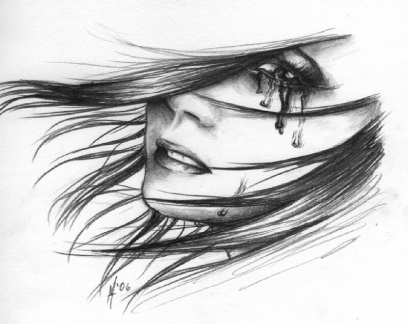 Woman with Tears