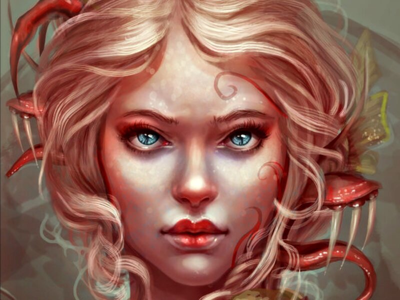 Woman with Tentacles — Pink