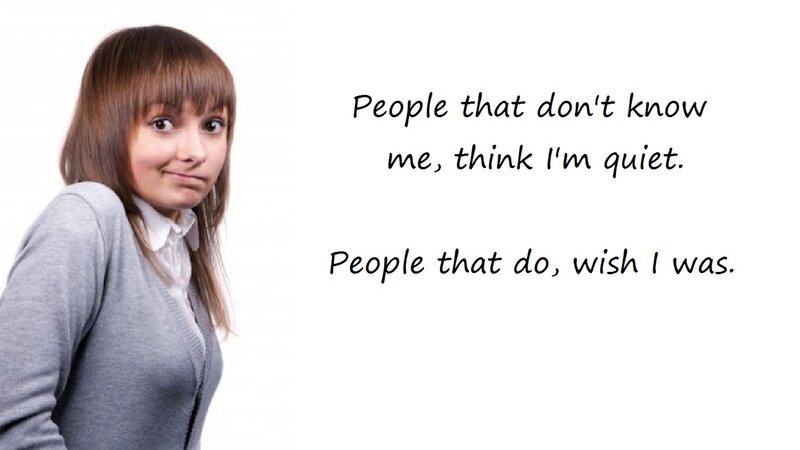 Woman with Text — White