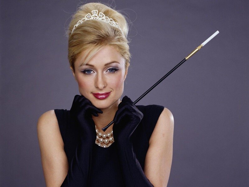Woman with Tiara and Cane — Black, Elegant