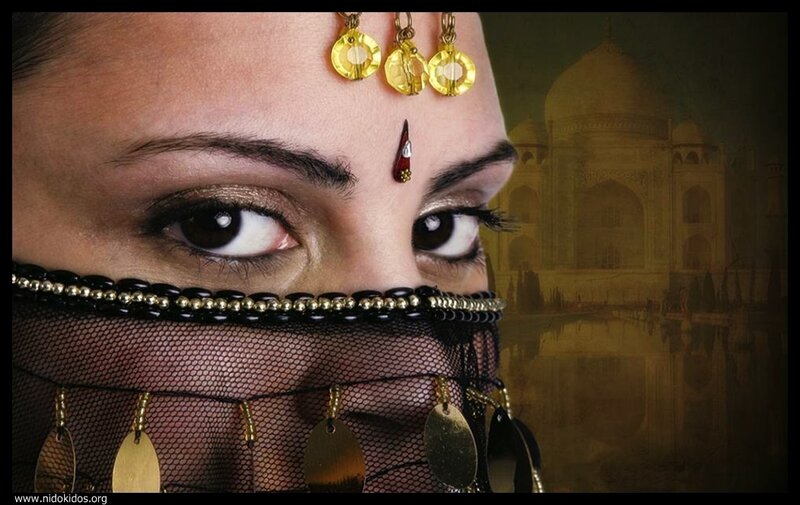 woman with traditional indian attire