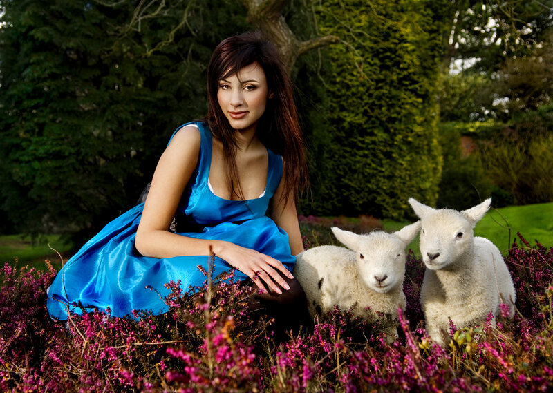 Woman with Two Lambs
