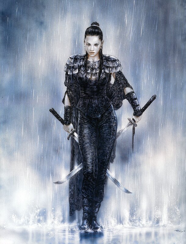 Woman with Two Swords