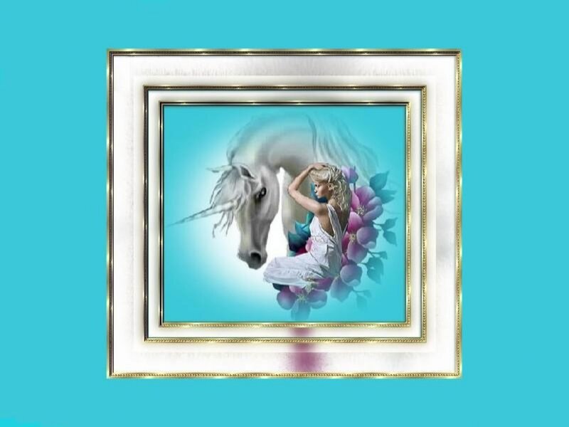 Woman with Unicorn
