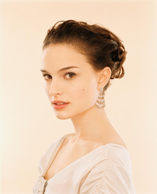 Woman with Updo Hairstyle — Beige, Calm